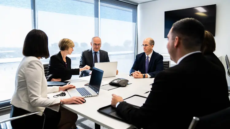 our mediation lawyers in the office